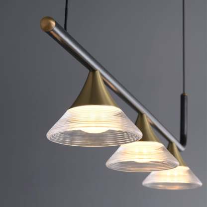 Tristan Restaurant Chandelier L 31.5″-Sylvia Space