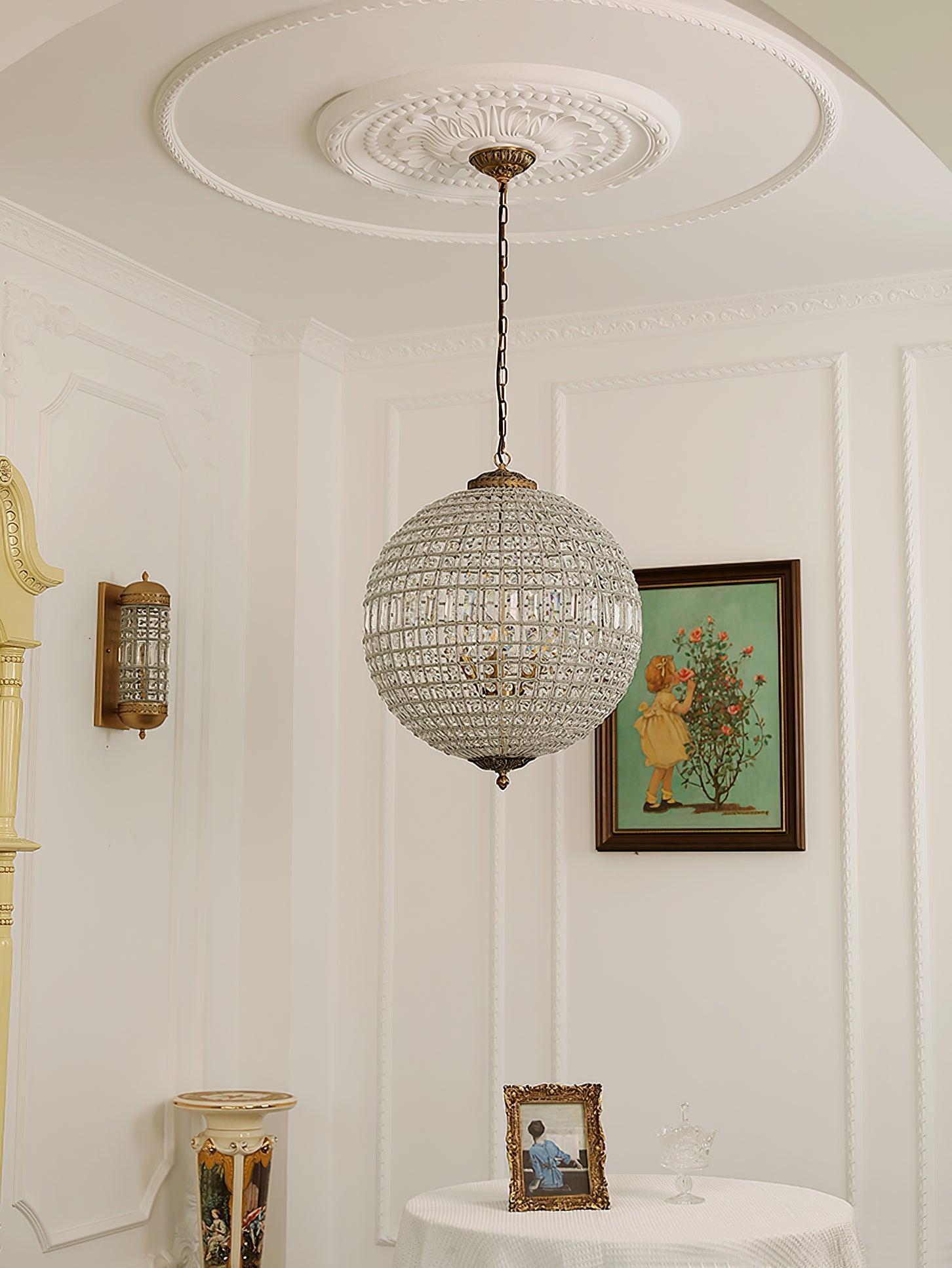 Traditional Globe Chandelier-Sylvia Space