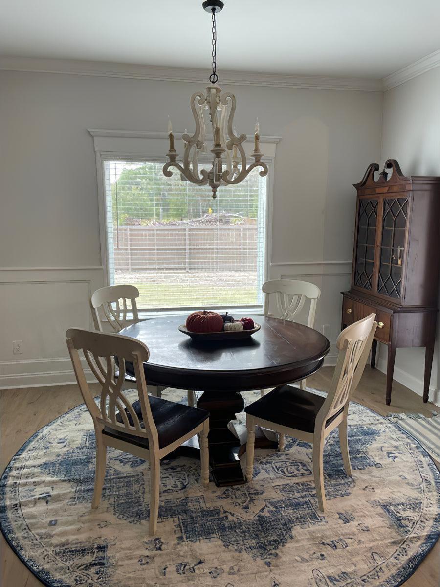 Parrotuncle Wooden Candle Chandelier Φ 23.6″-Sylvia Space