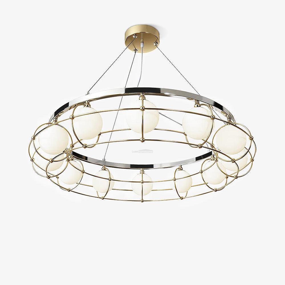 Maytoni Round/Linear Chandelier-Sylvia Space