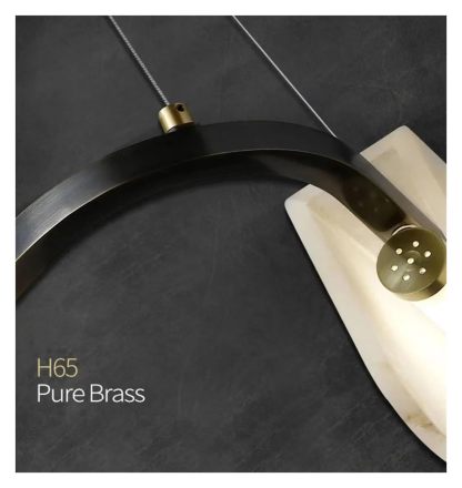Alabaster Anne Linear Art Chandelier