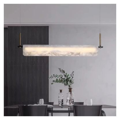 Alabaster Anne Linear Art Chandelier