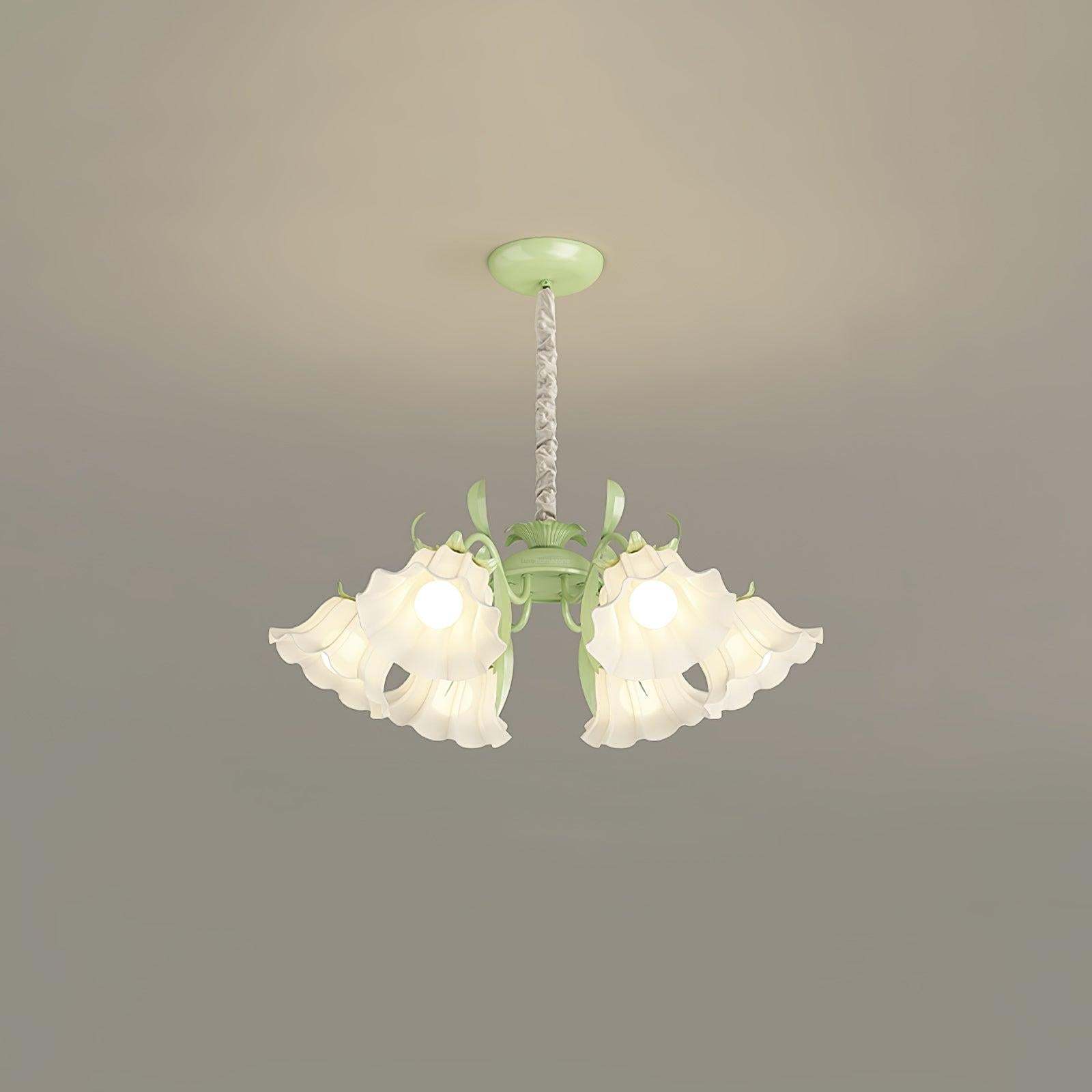 Pastoral Flower Chandelier with 6/9 heads-Sylvia Space