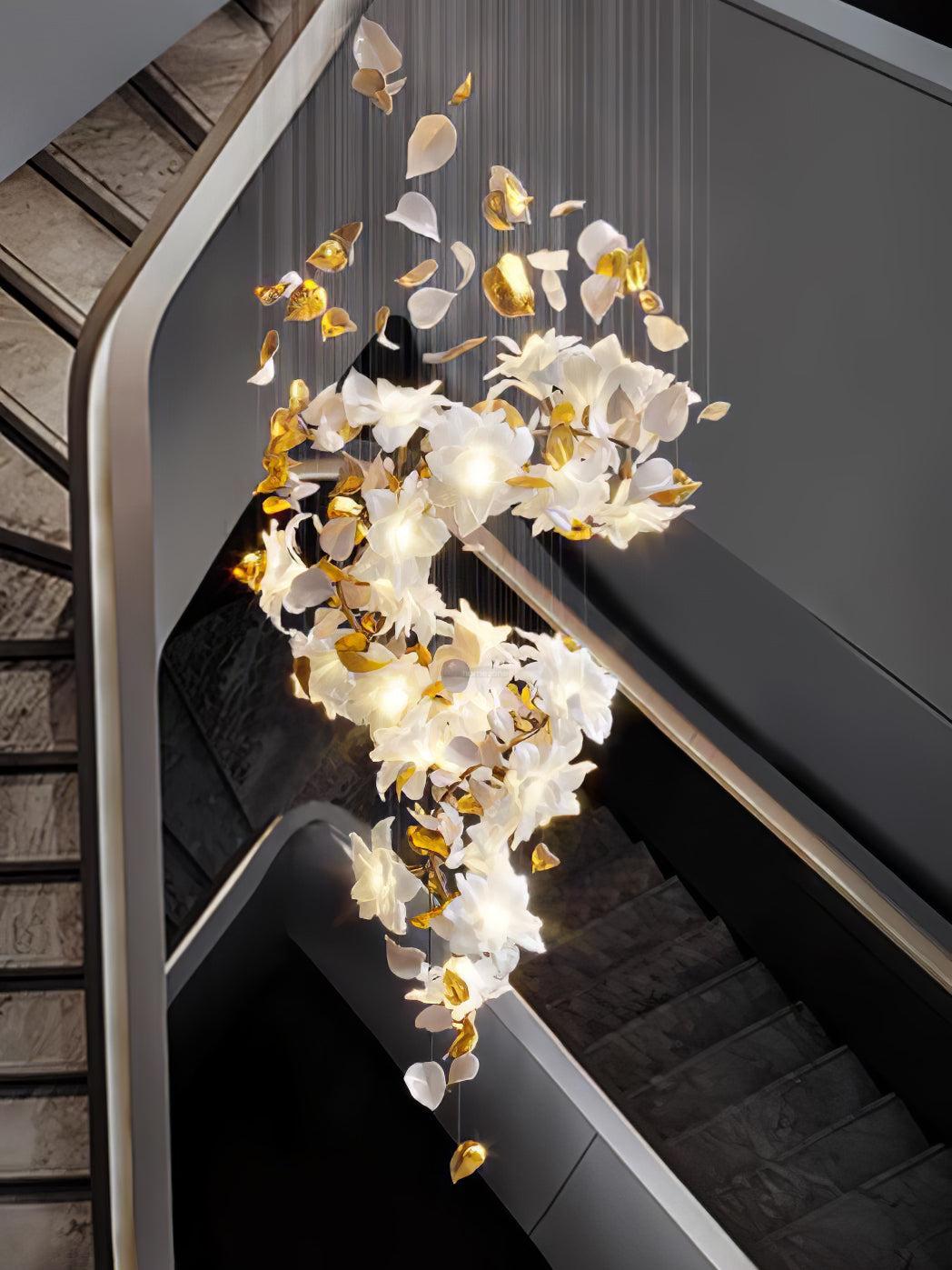 Flying Flowers Fluttering Chandelier with 6 Types-Sylvia Space