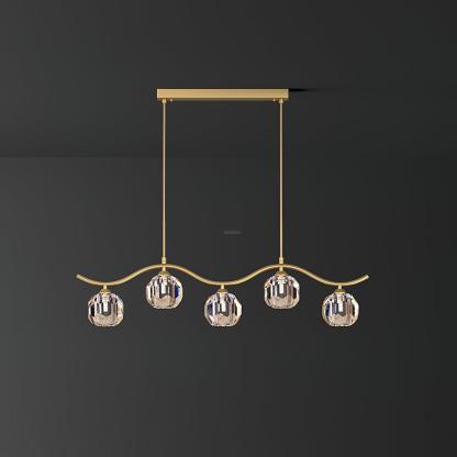 Eara Crystal Chandelier with 3/5/7 heads-Sylvia Space