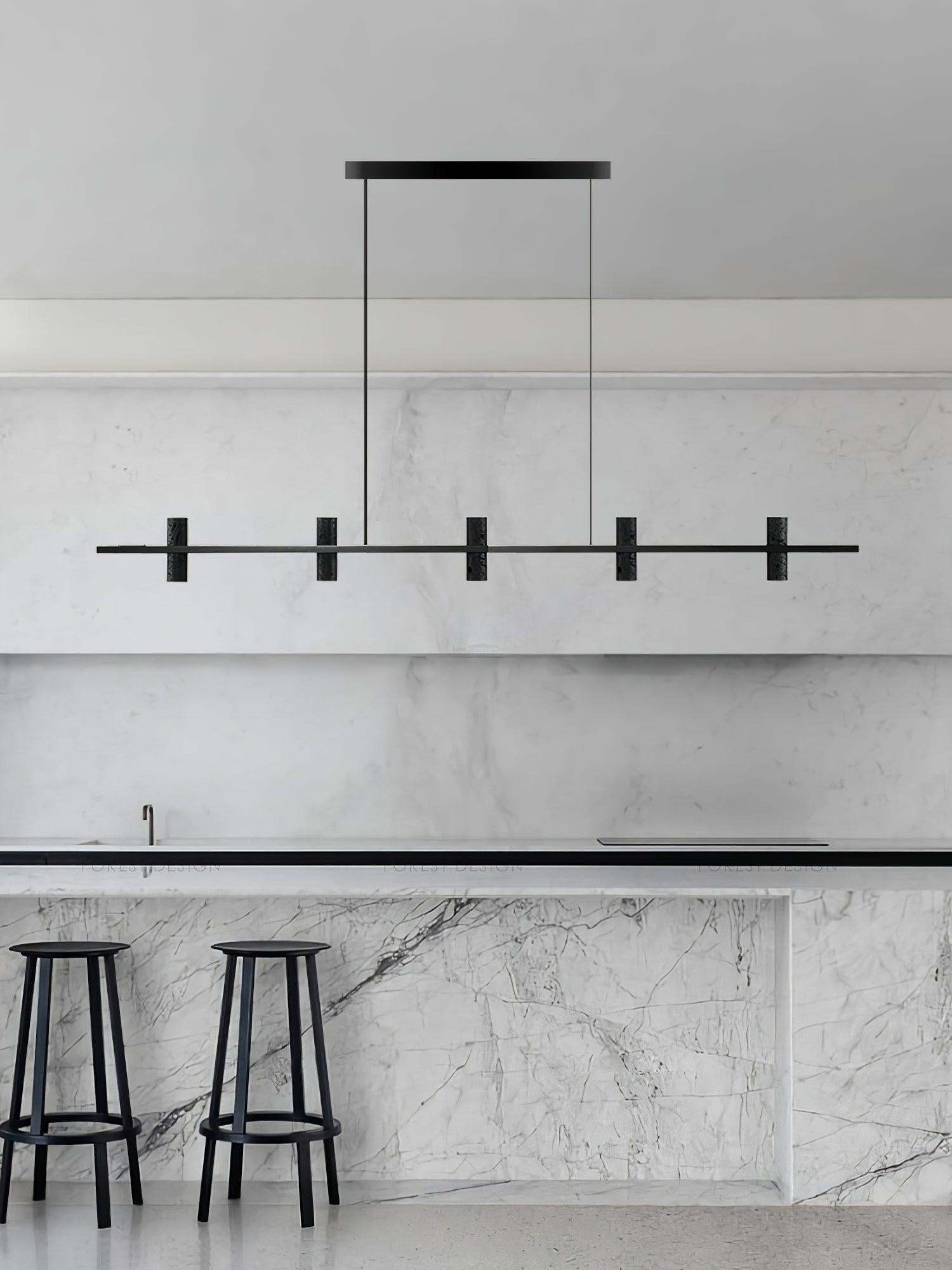 Meta Parallel Chandelier L 35.4″-Sylvia Space