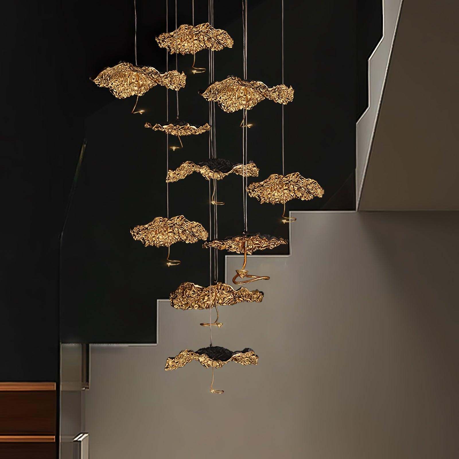 Brass Aviary Constellation Chandelier with 1/3/6/10/17/22 heads-Sylvia Space