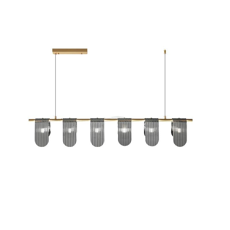 Folioles Brass Chandelier with 6/9/12 lamps-Sylvia Space