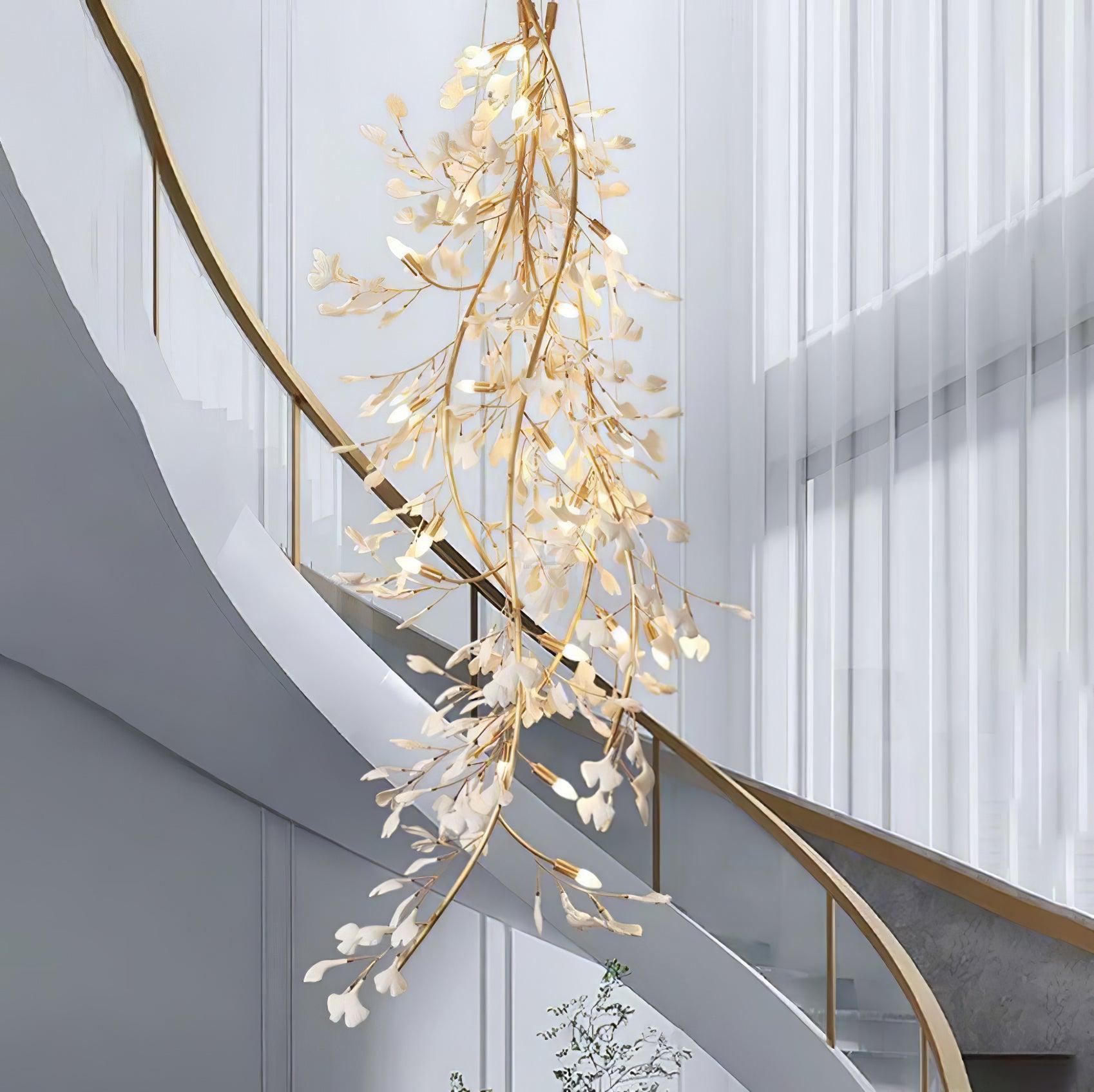 Gingko Long Branch Type Chandelier-Sylvia Space