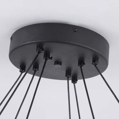 Hanging LED Chandelier ∅ 15.7″-Sylvia Space