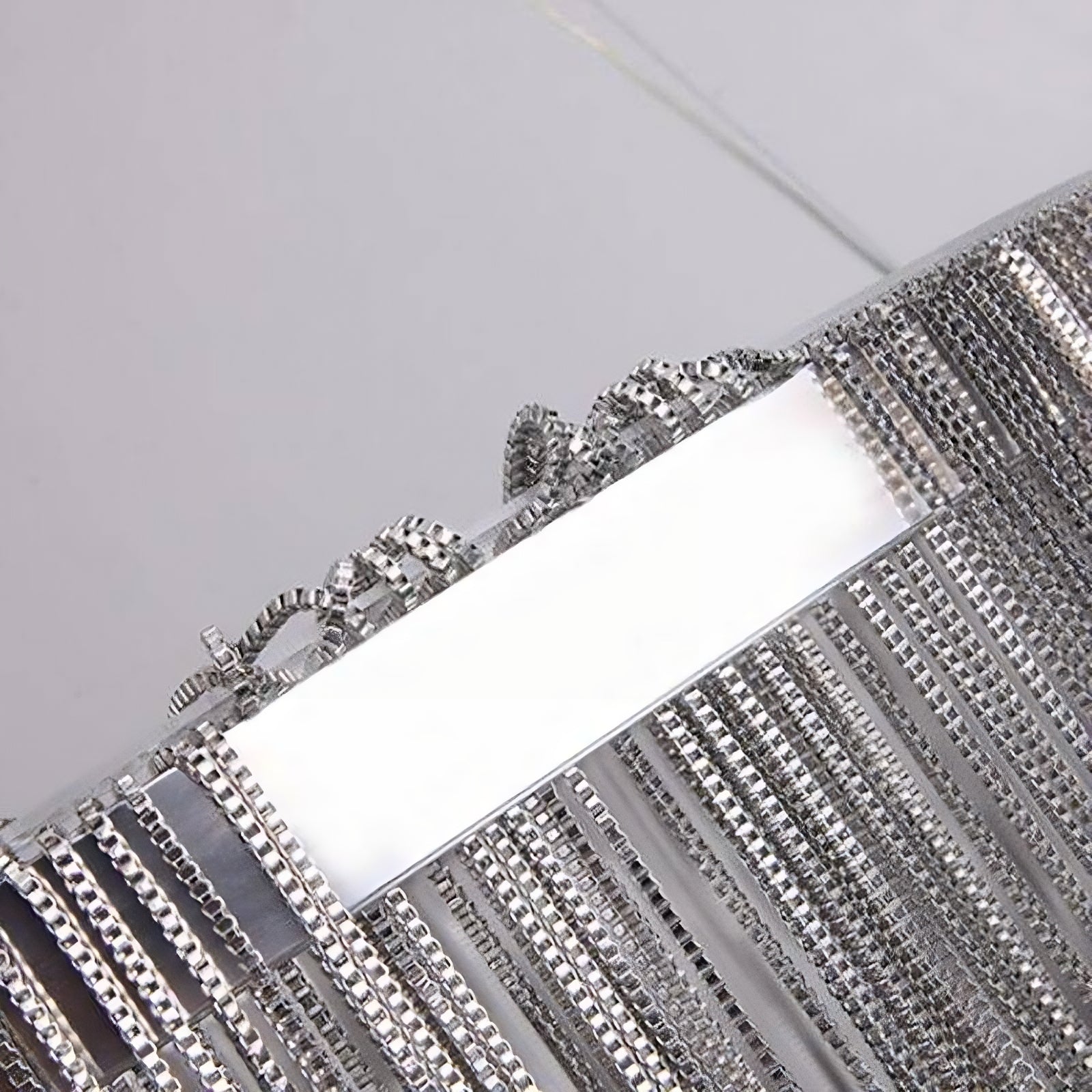 Cadena Stainless Steel Chandelier-Sylvia Space