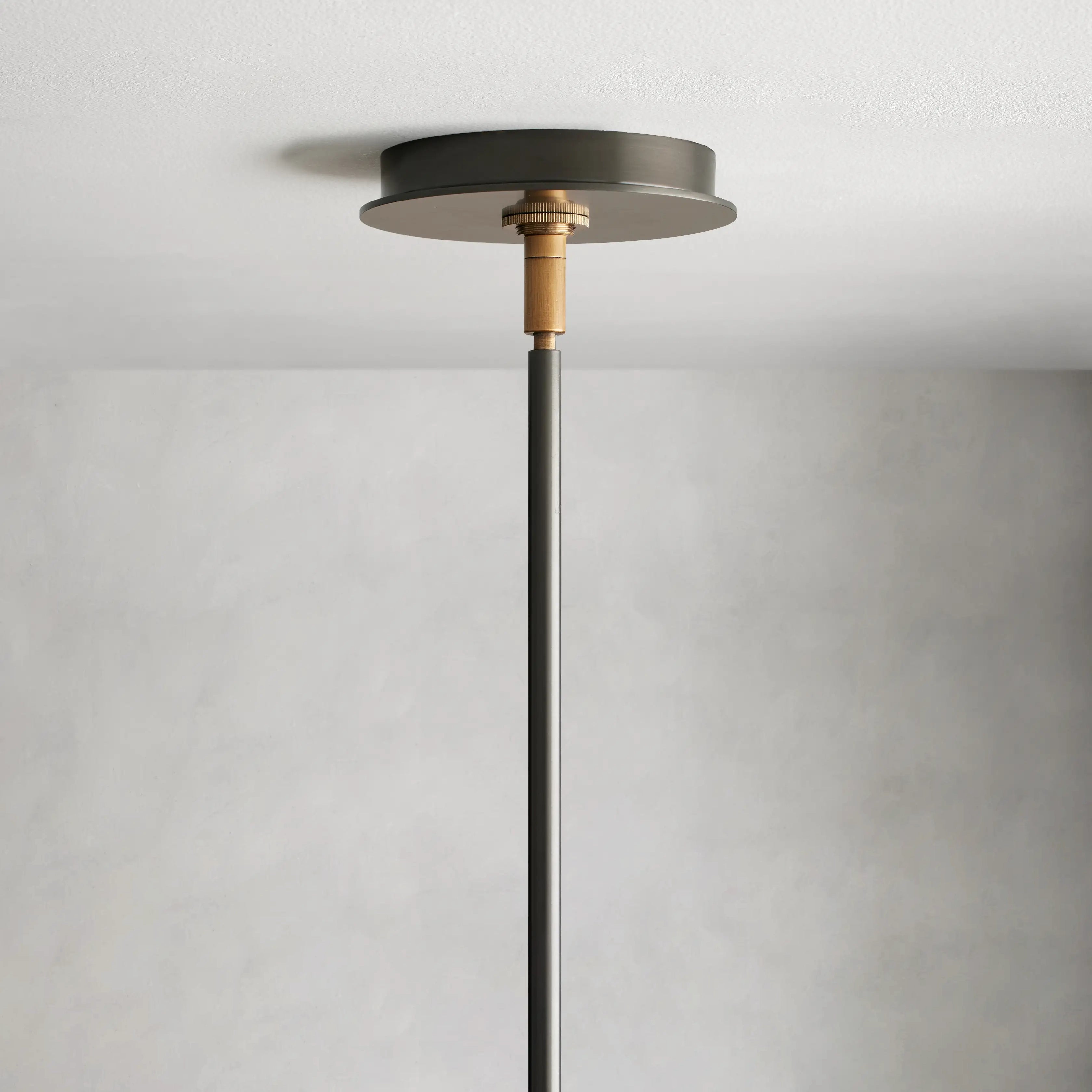 Daphne Round Linen Chandelier 48" 60"D