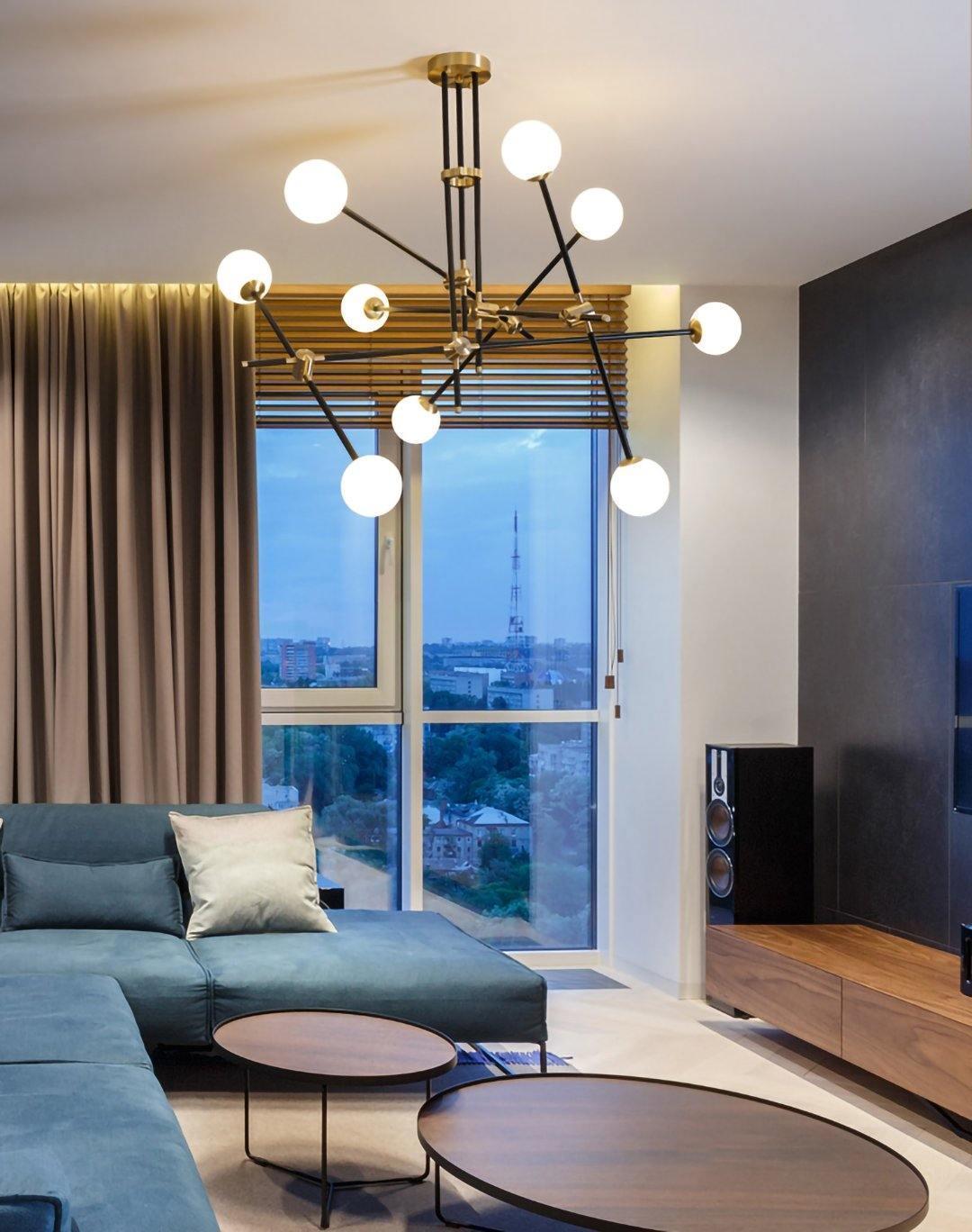 SI Chandelier with 2//3/4/6/9/12 heads-Sylvia Space