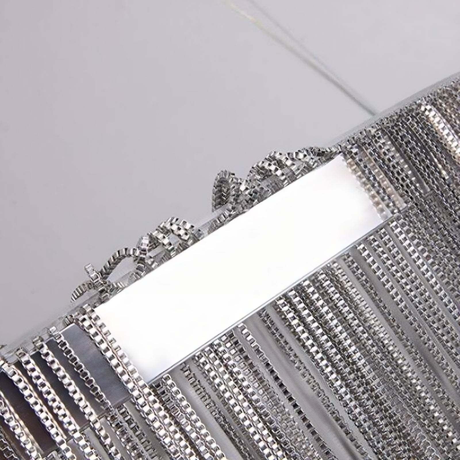 Cadena Stainless Steel Chandelier-Sylvia Space