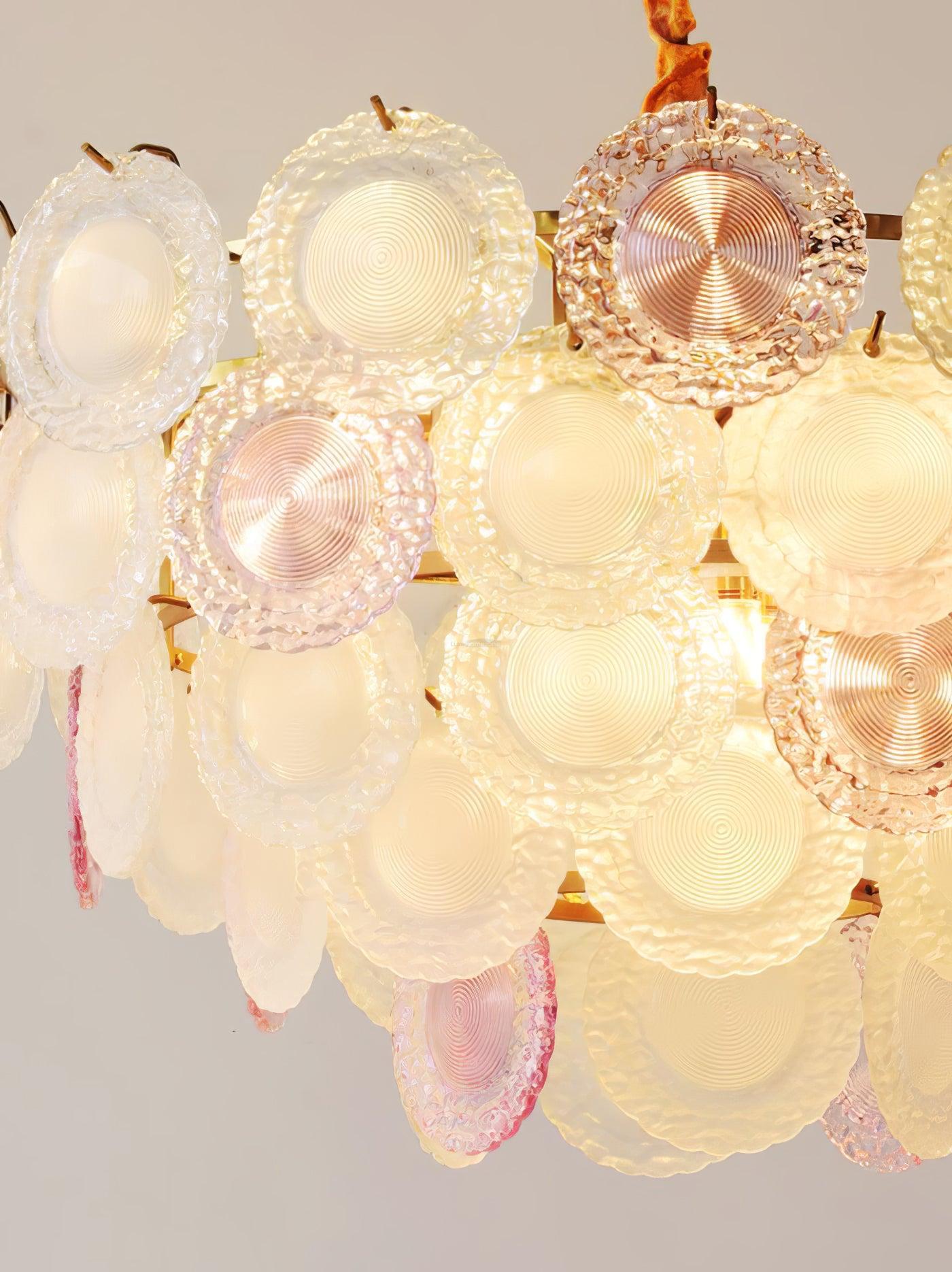 Rainbow Chandelier with Round/Long canopy-Sylvia Space