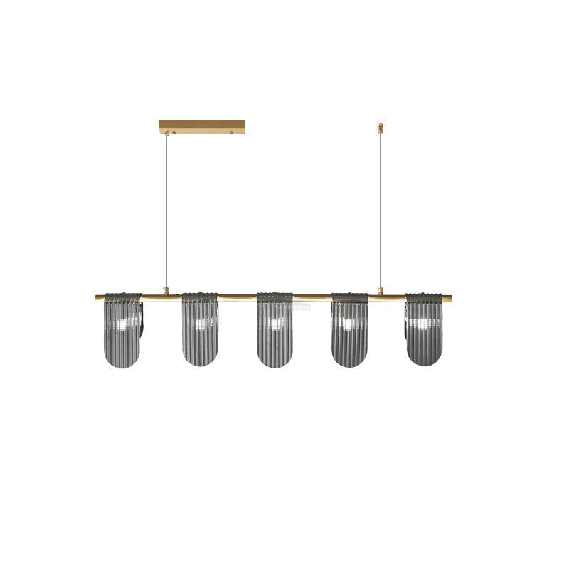 Folioles Brass Chandelier with 6/9/12 lamps-Sylvia Space