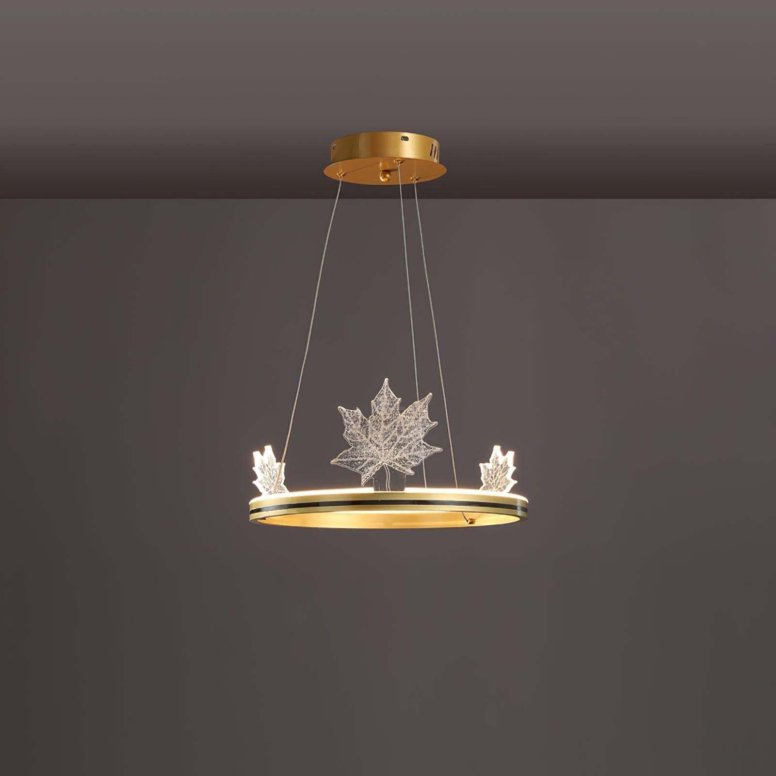 Ion Leaf Ring Chandelier-Sylvia Space