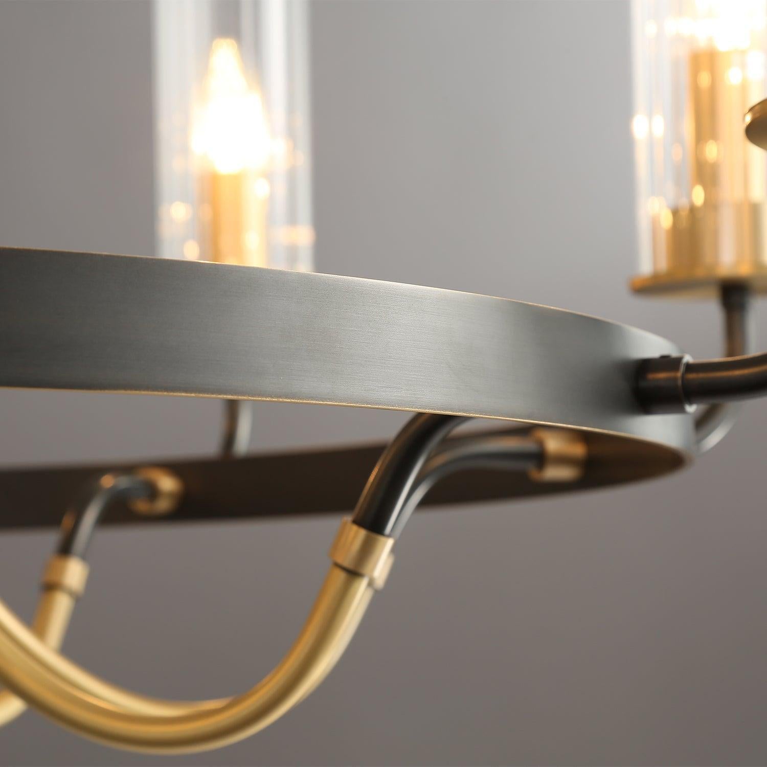 Kearney Chandelier Φ 27.2″-Sylvia Space