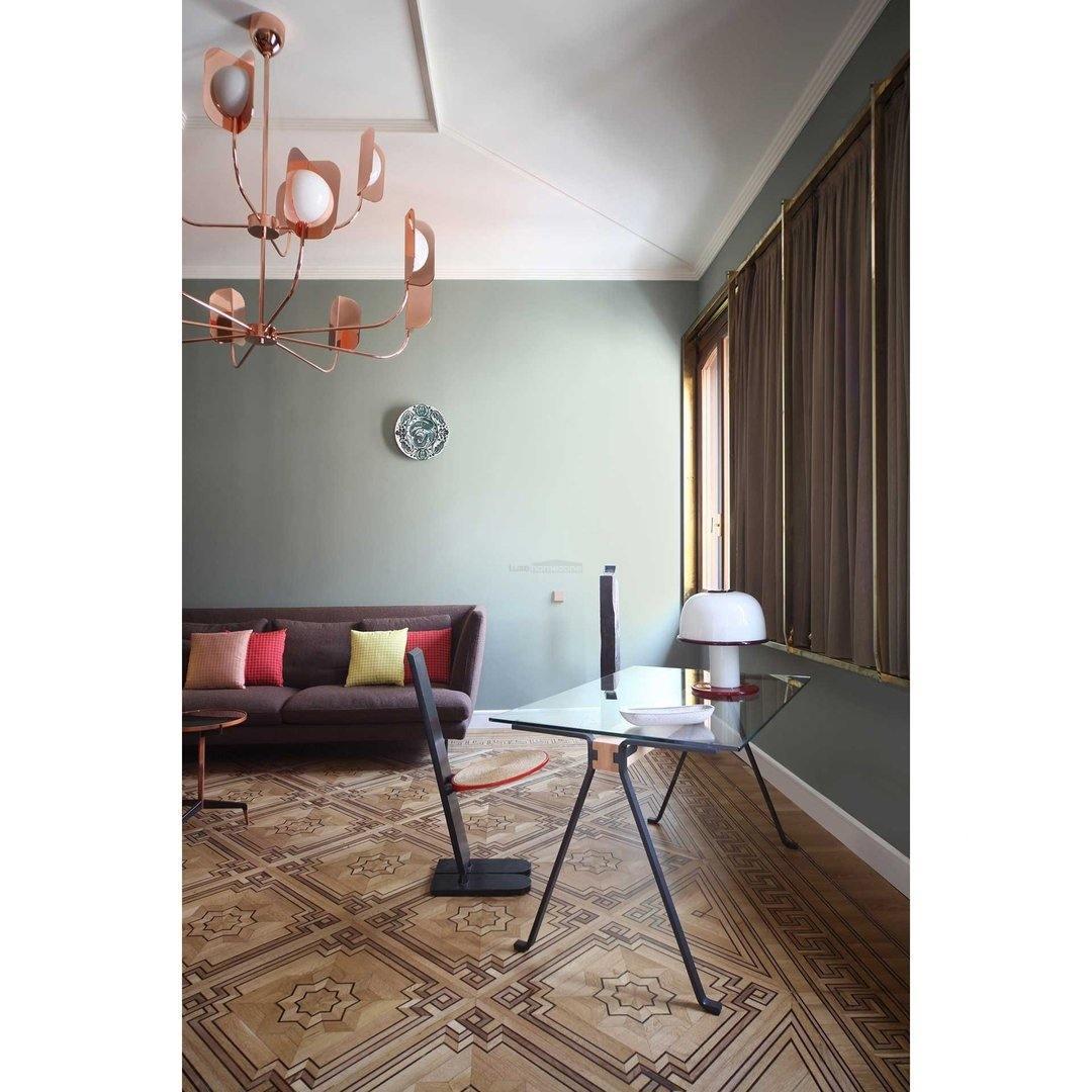 LEAF Chandelier with 4/12/24 heads-Sylvia Space