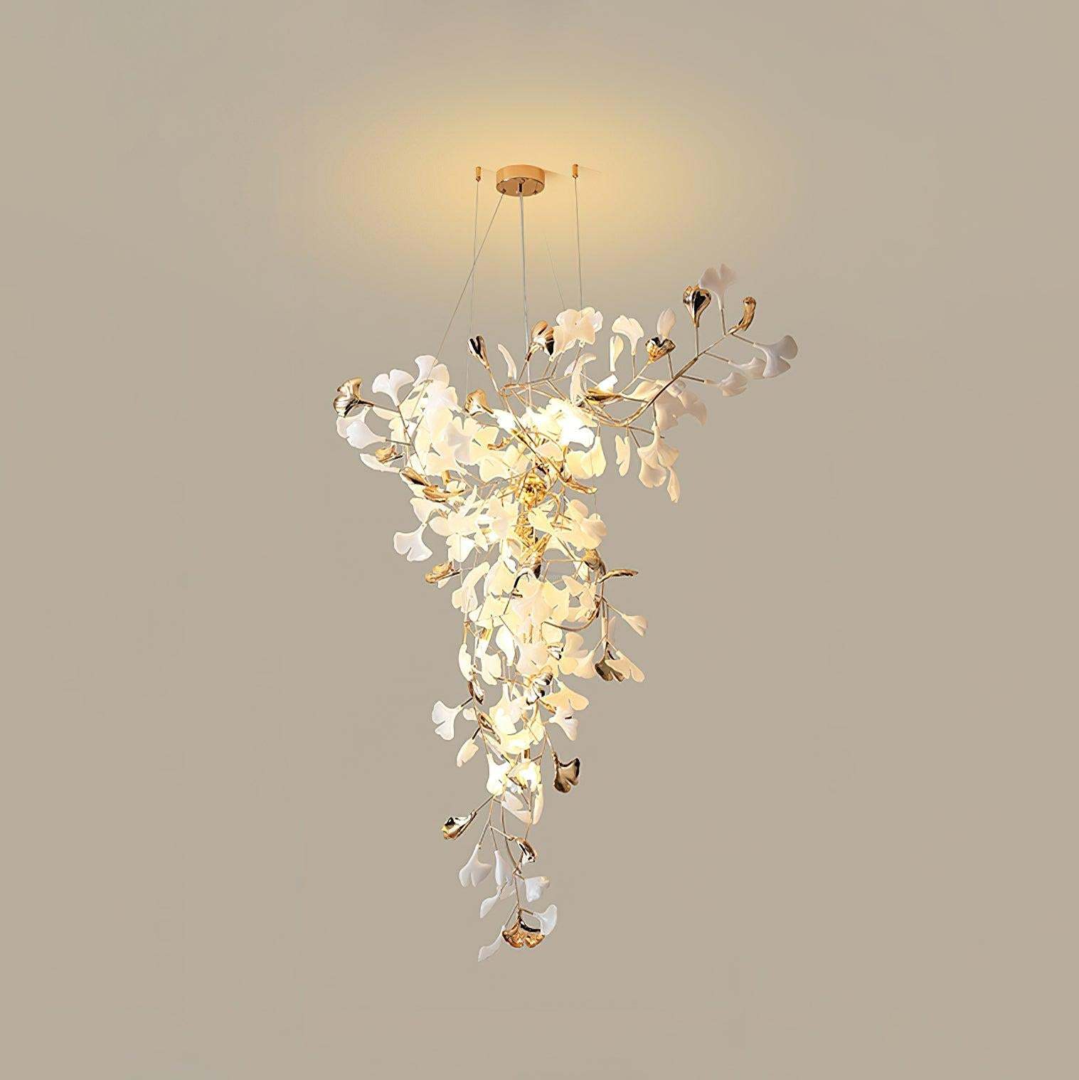 Ginkgo Tip Tlying Chandelier with 2 models-Sylvia Space