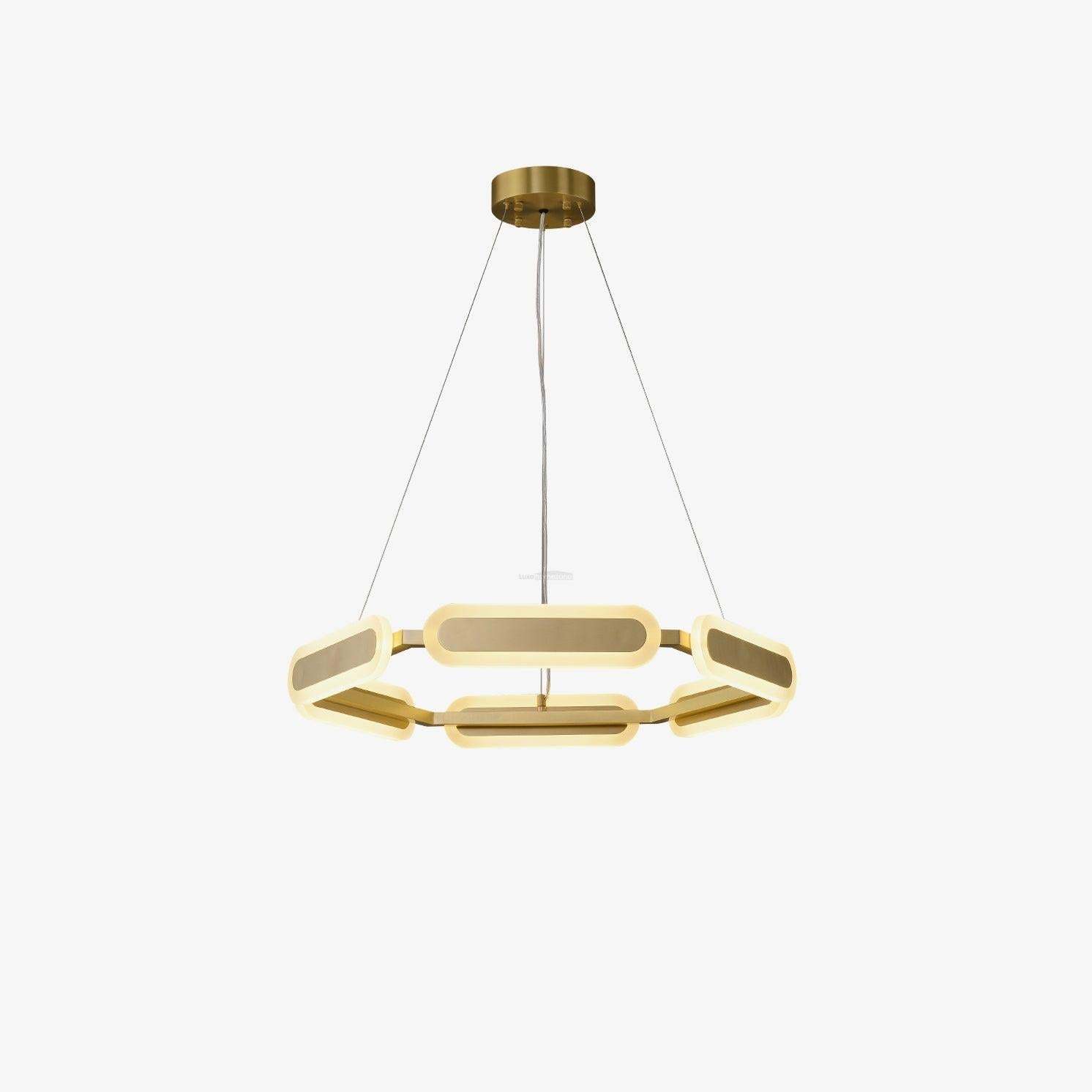 Swirl Chandelier ∅ 27.7″-Sylvia Space