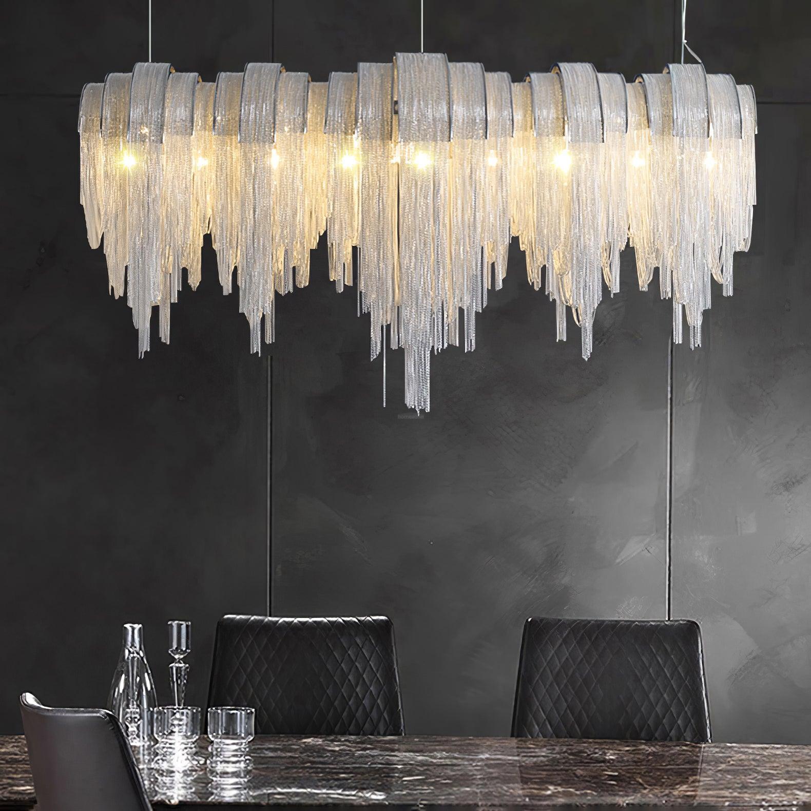 Length Chains Chandelier ∅ 23.6″-Sylvia Space