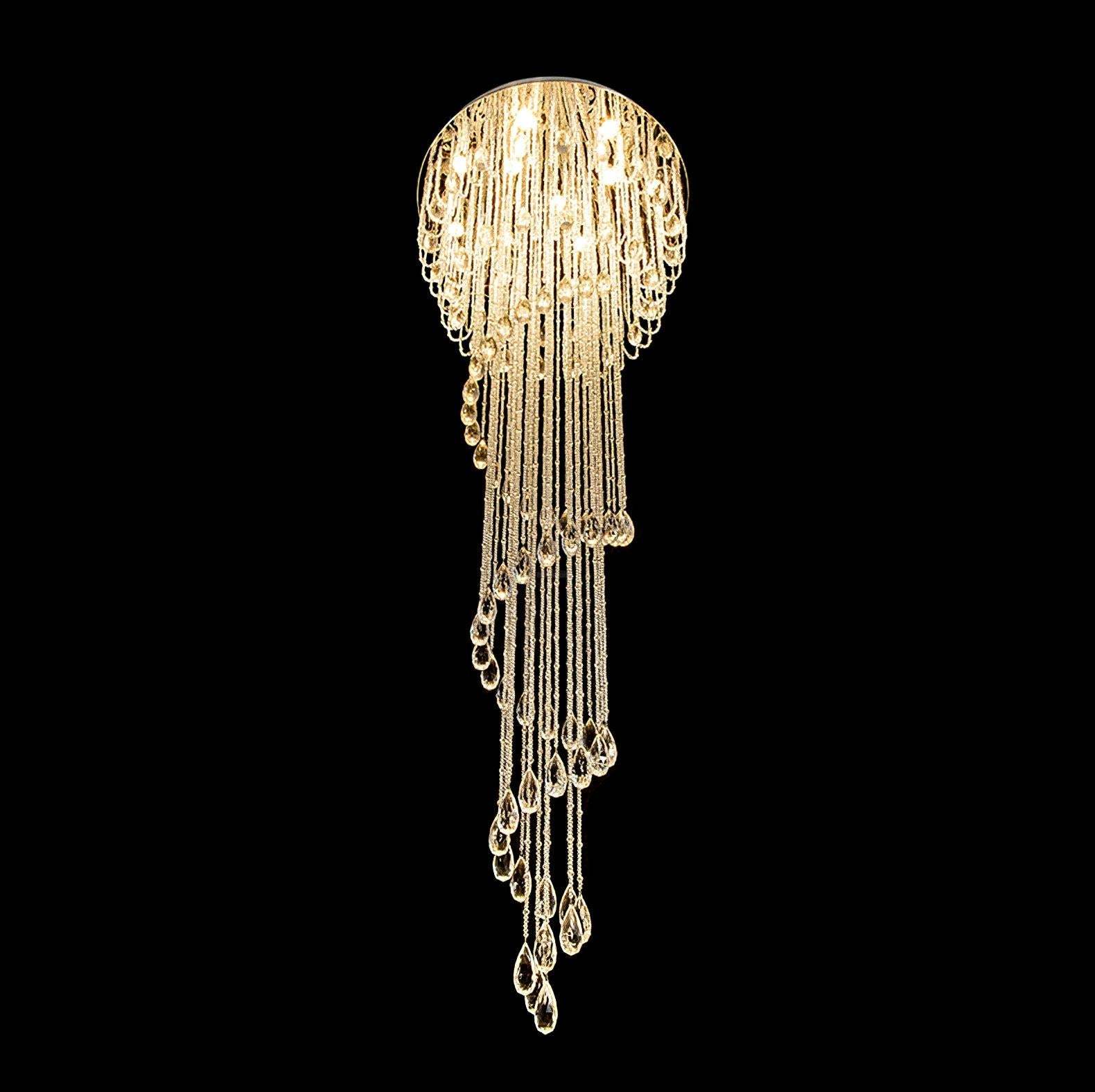 Classic Symphony Spiral Round Chandelier-Sylvia Space