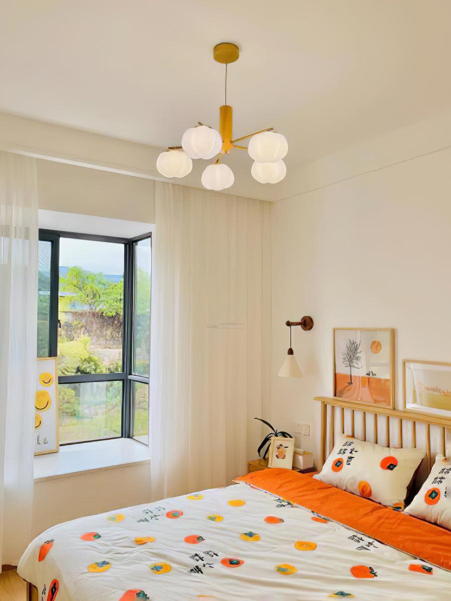 Cotton Balls Round/Linear Chandelier-Sylvia Space