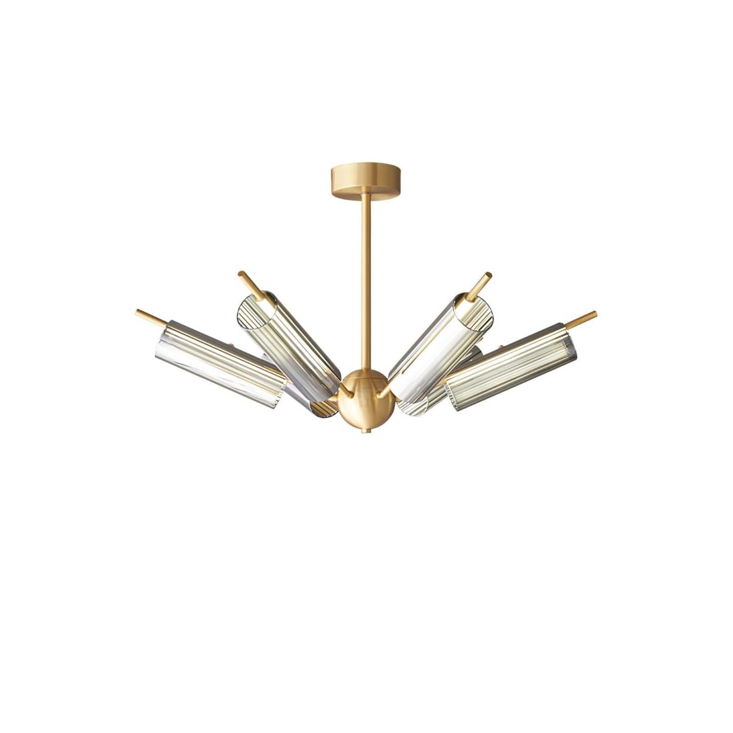 Sputnik Brass Chandelier with 6/8/10 heads-Sylvia Space