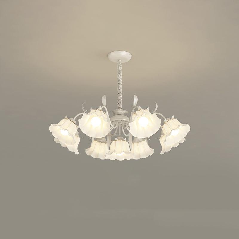 Pastoral Flower Chandelier with 6/9 heads-Sylvia Space