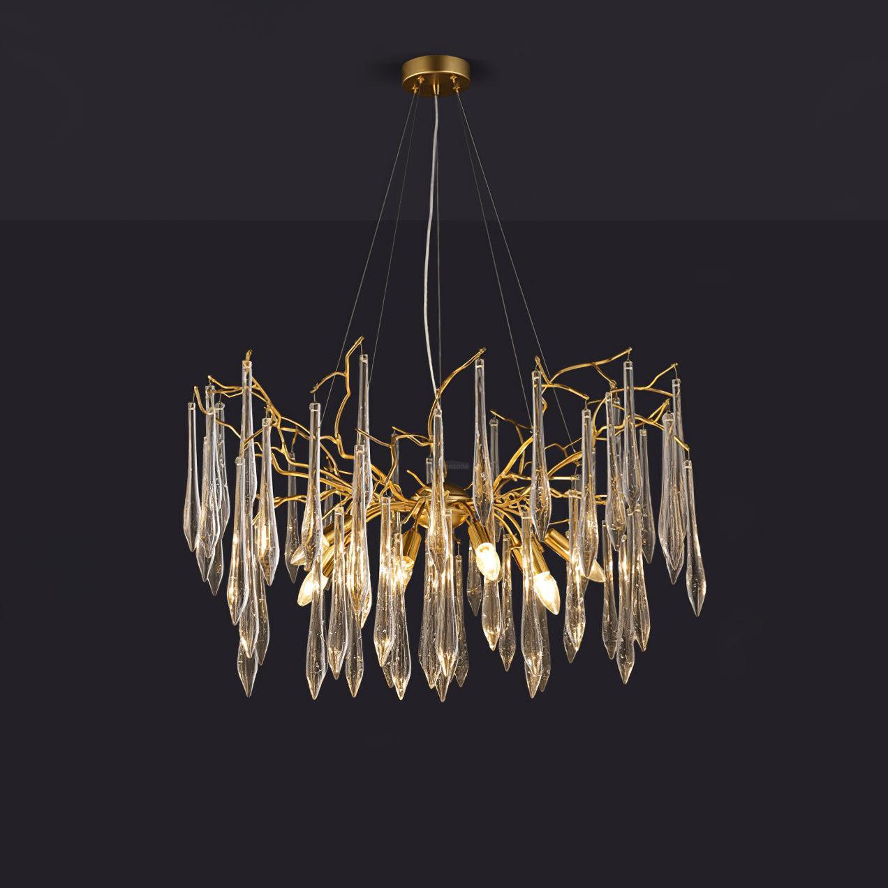 Aqua Funnel Chandelier with 8/10/12 heads-Sylvia Space