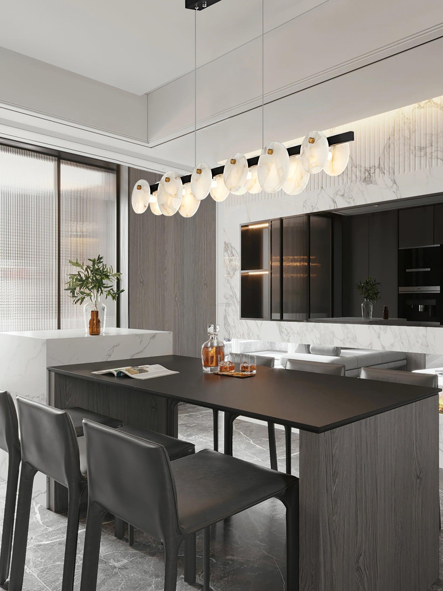 Trinidad Linear Dining Room Chandelier-Sylvia Space