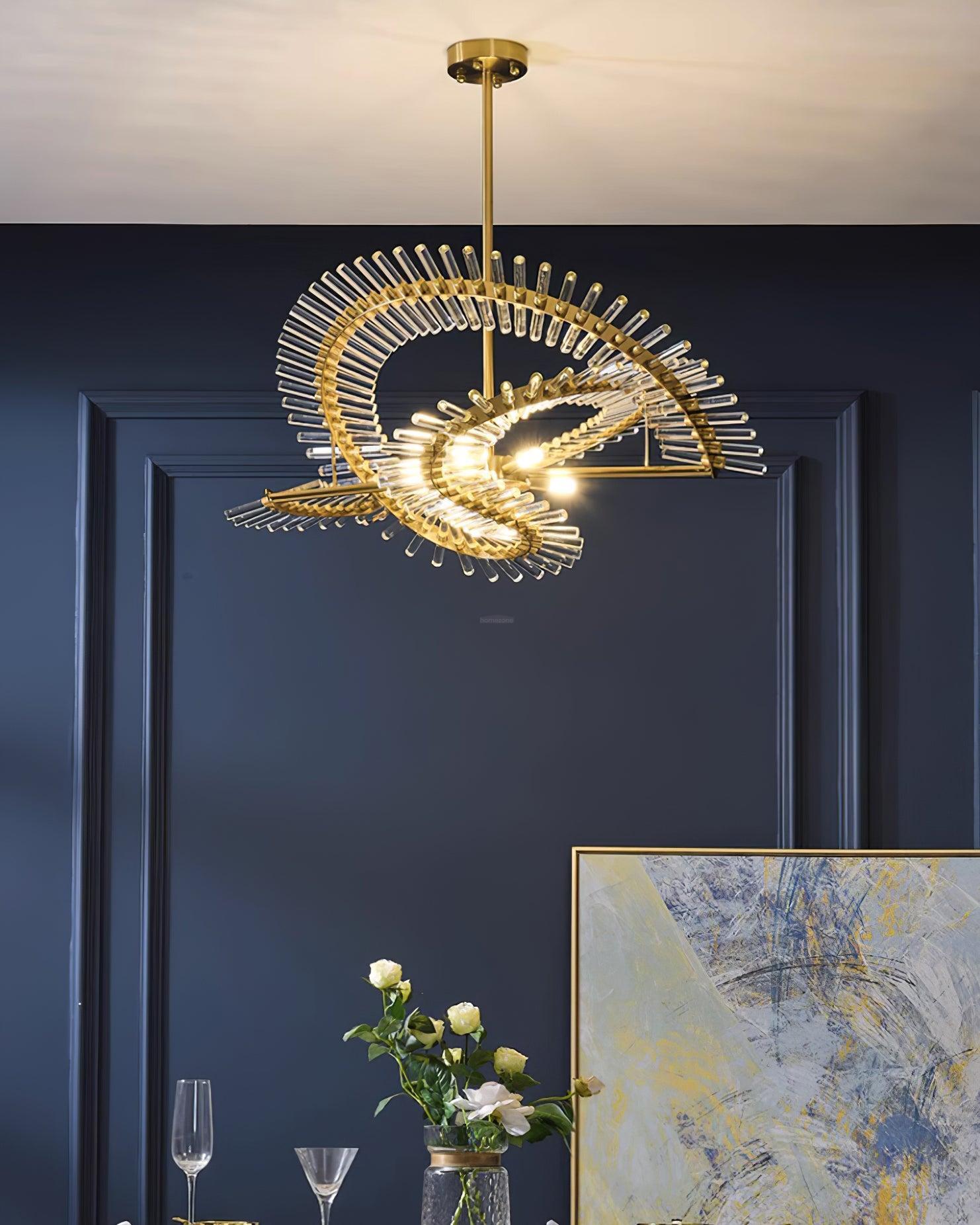 Waltz Art Chandelier ∅ 23.6″-Sylvia Space
