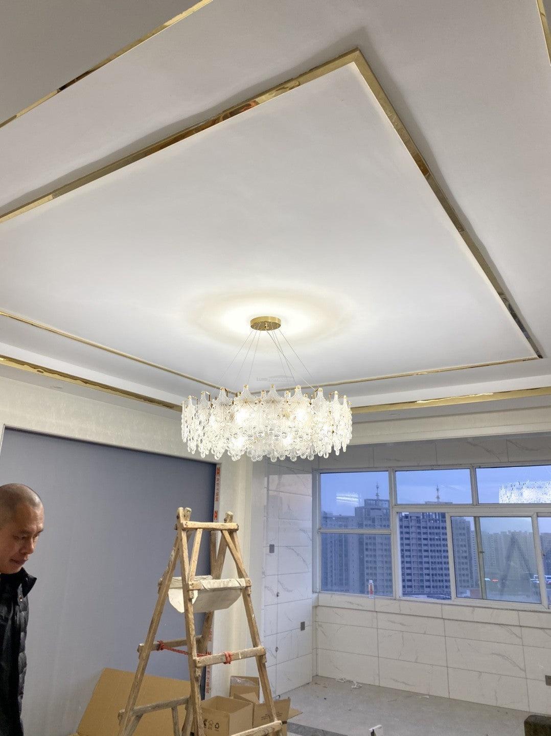 Vilary Chandelier Φ 15.7″-Sylvia Space