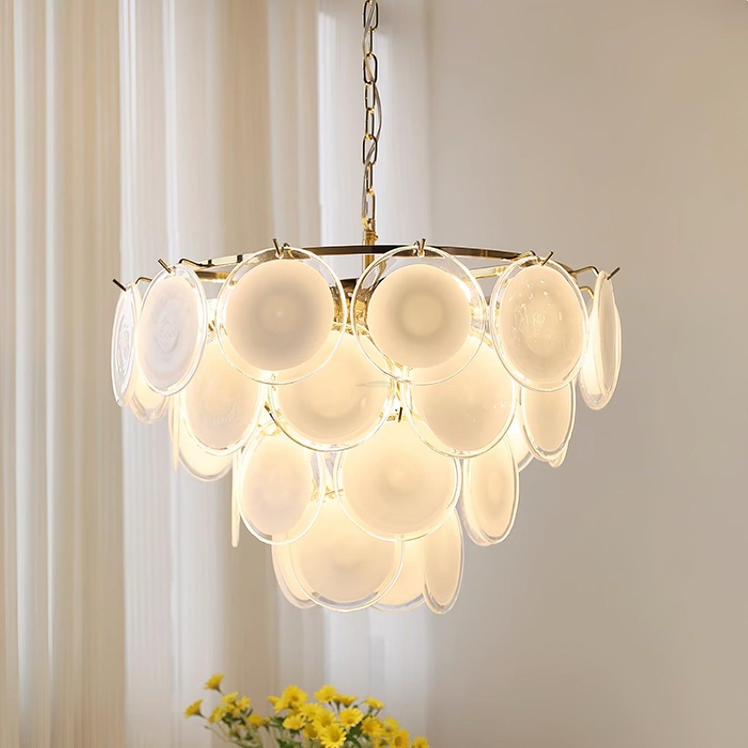 Bettina Murano Chandelier  ∅ 19.6″-Sylvia Space