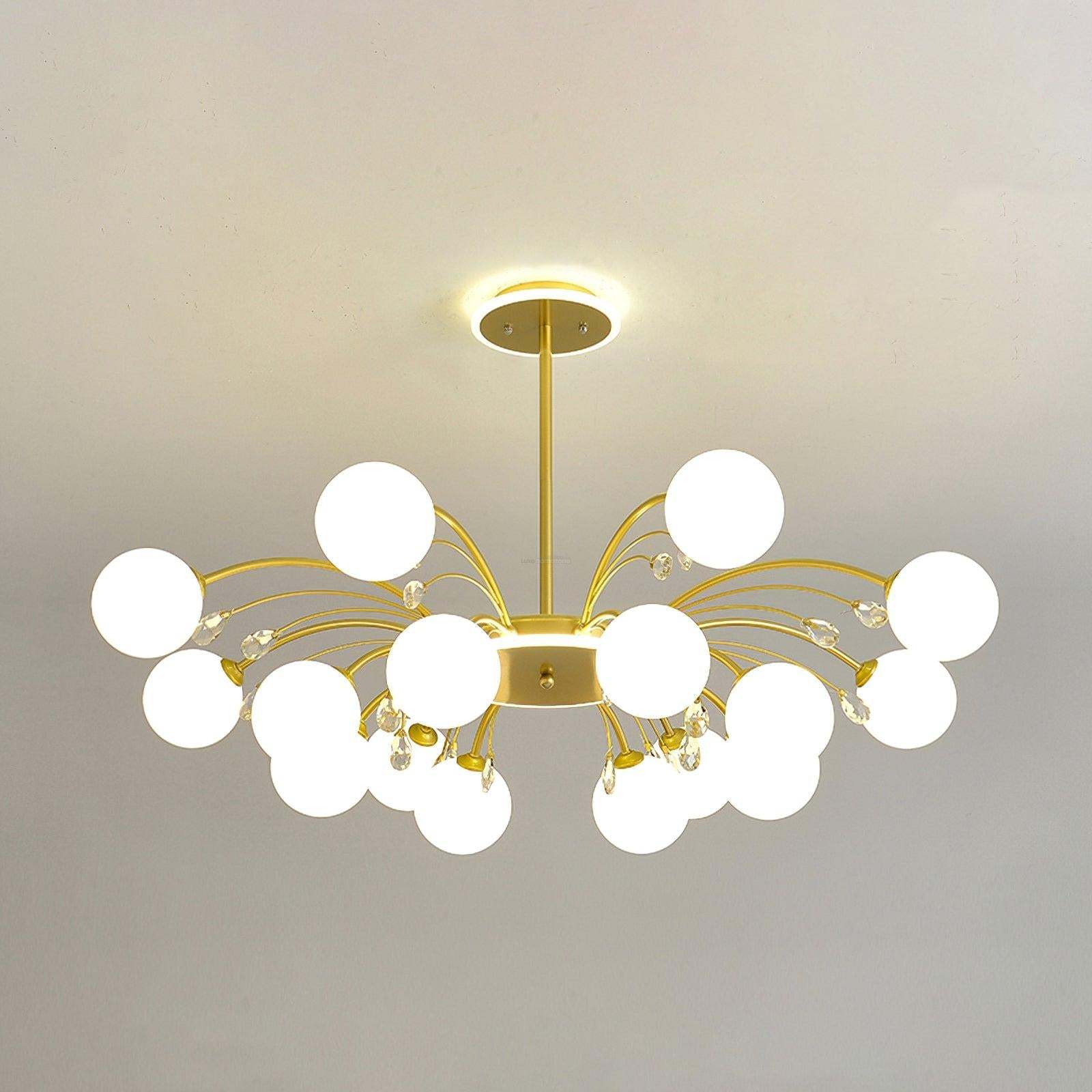 Glamorous Glass Raindrop Chandeliers with 6/8/10/12/16 heads-Sylvia Space