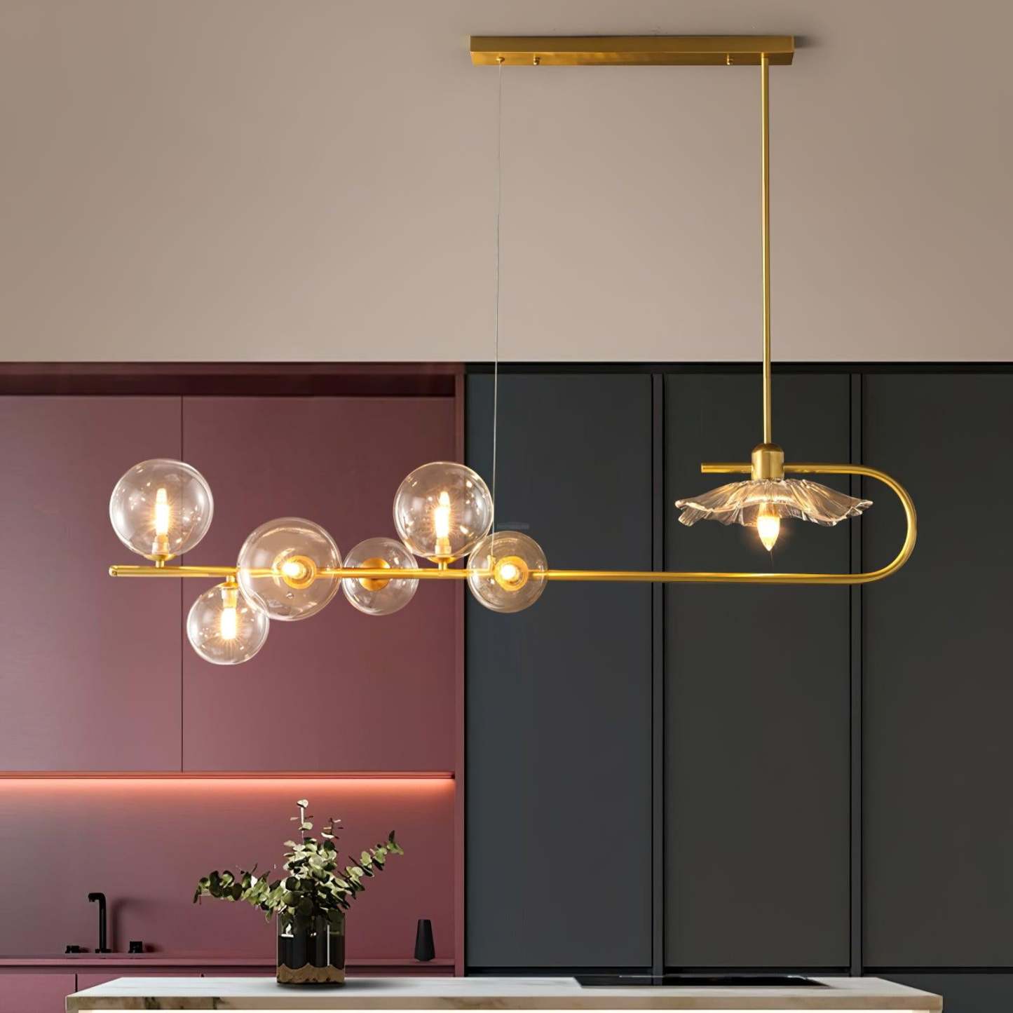 Fulesi Chandelier with 5/7 heads-Sylvia Space
