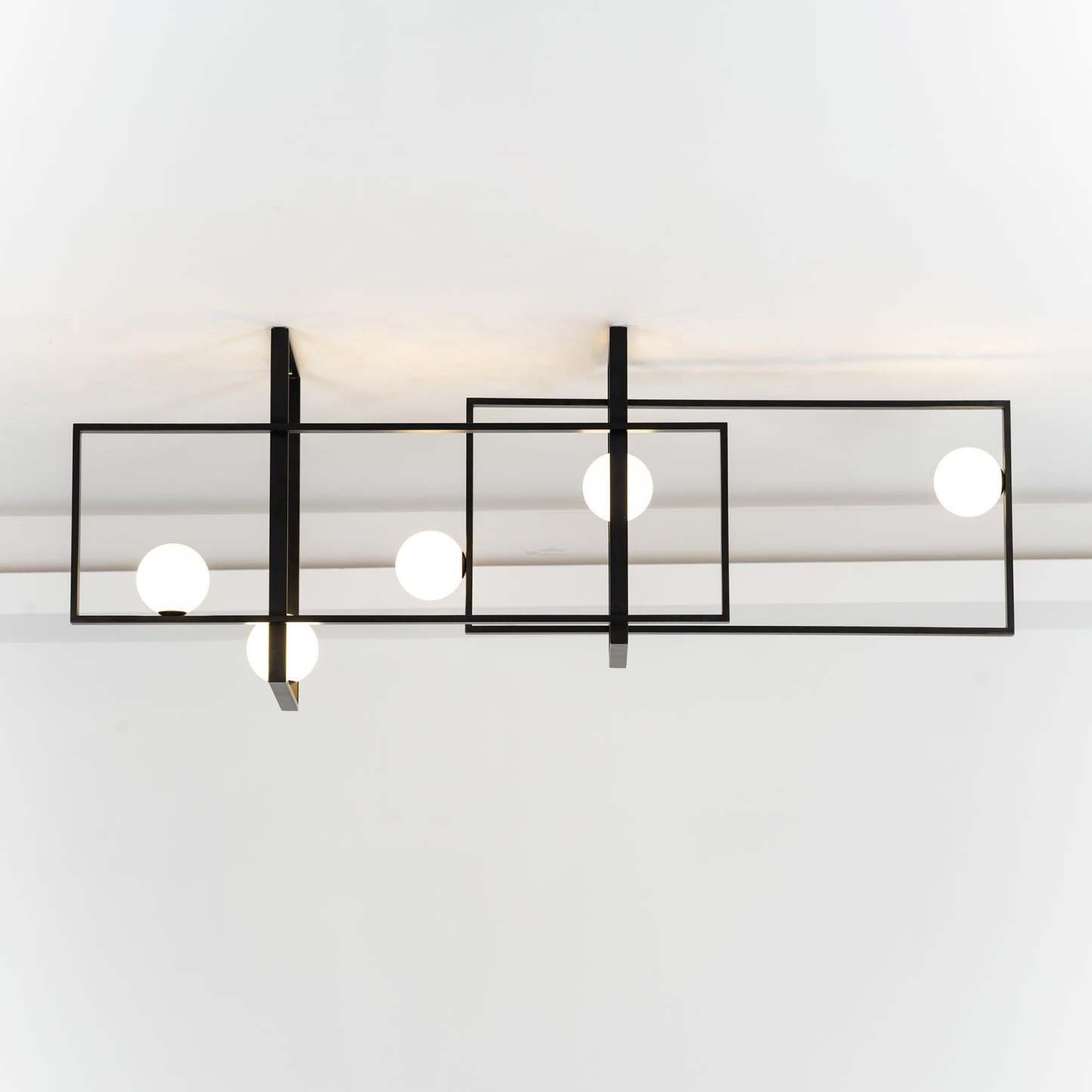Mondrian Glass Ceiling Light L 47.2″-Sylvia Space