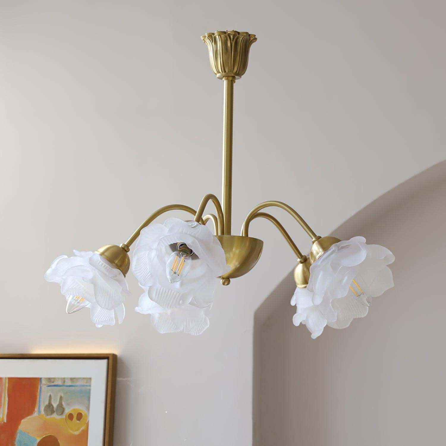 Roses Chandelier with 5/6/8 heads-Sylvia Space