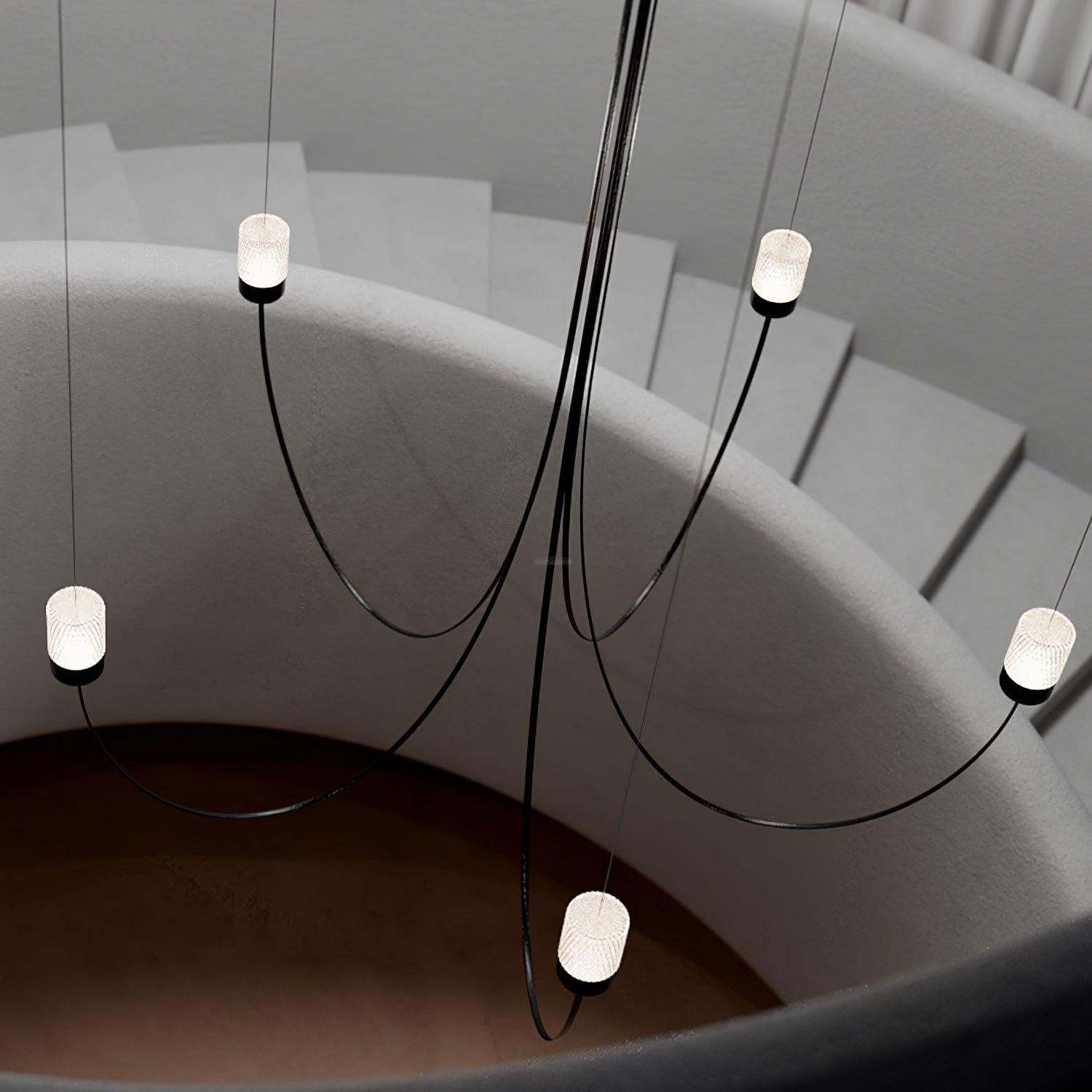 Swaying Chandelier with 5/7 heads-Sylvia Space