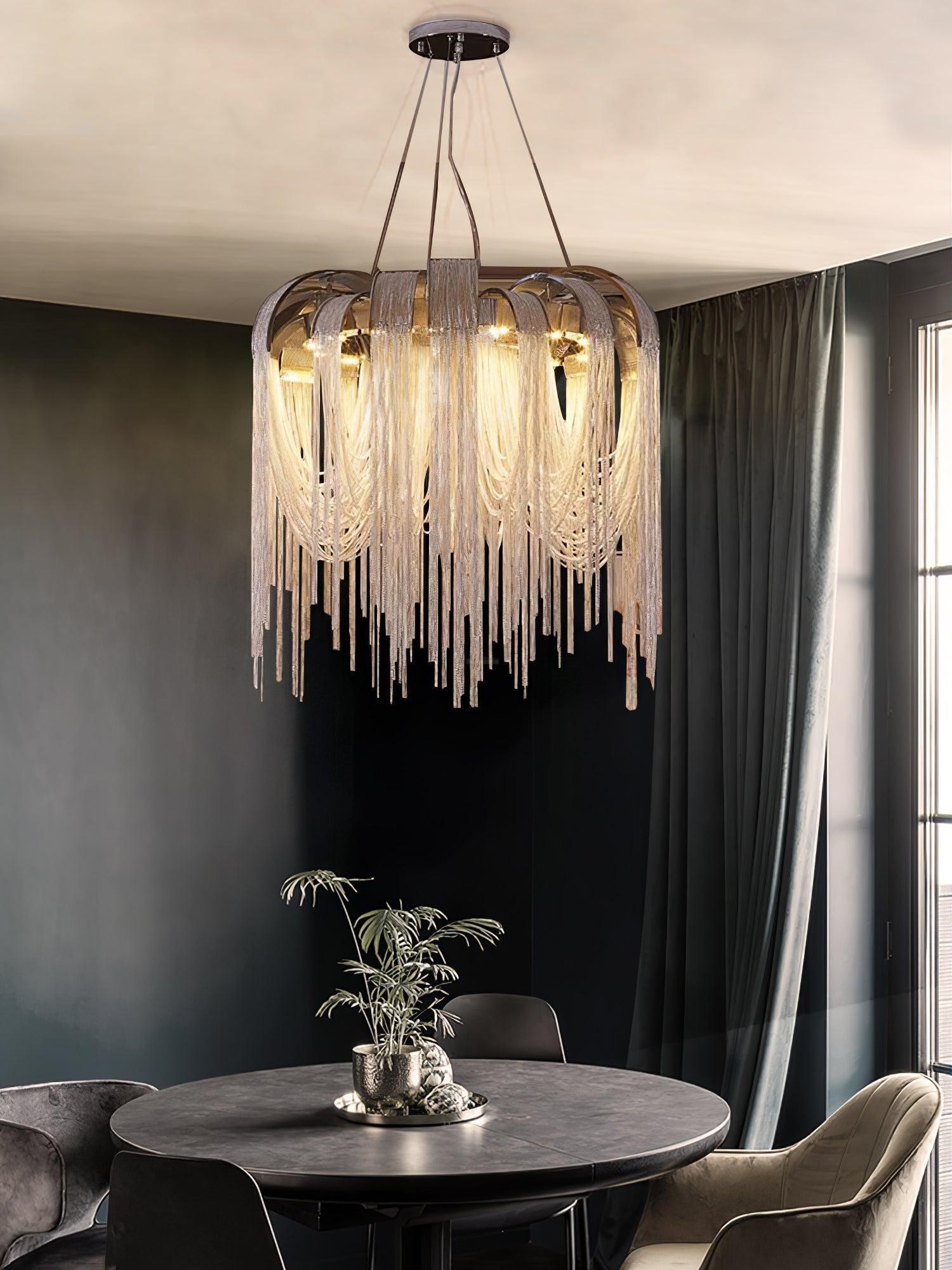 Length Chains Chandelier ∅ 23.6″-Sylvia Space