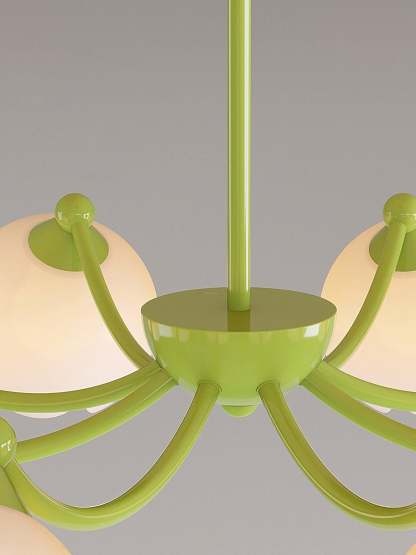 Murano Cream Chandelier with 3/5/6/8 heads-Sylvia Space