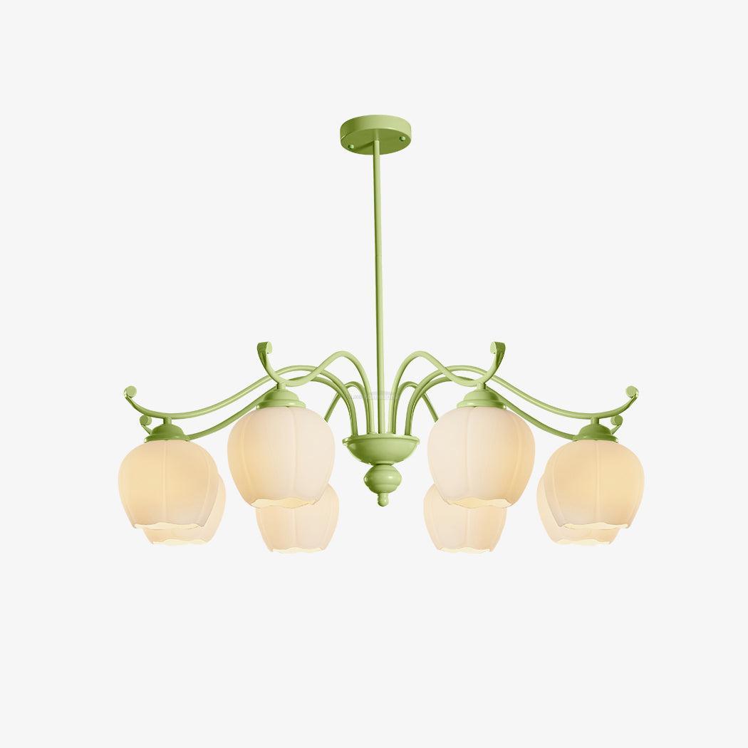 Lomance Lily Chandelier with 4/6/8 heads-Sylvia Space