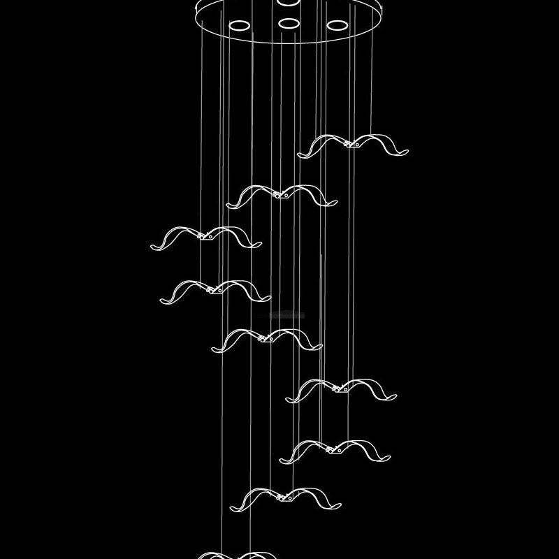 Large Seagull Chandelier with 1/3/5/7/9/11/12/18 heads-Sylvia Space