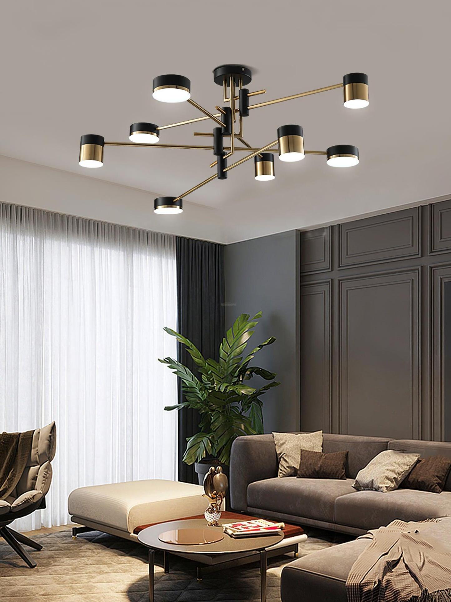 Spider Jewel Style Chandelier-Sylvia Space