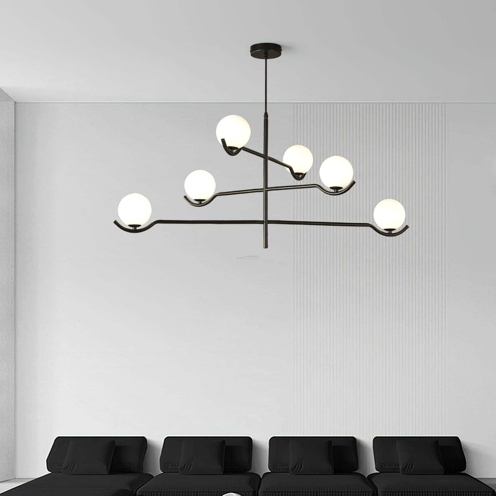 Doris Chandelier with 4/6 heads-Sylvia Space