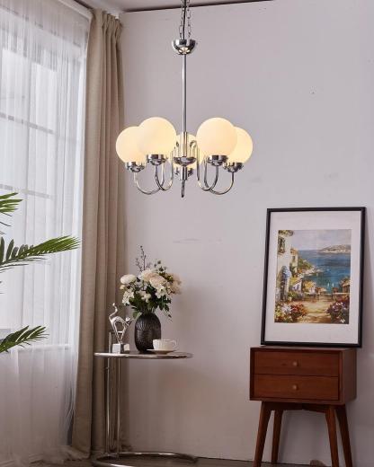 Progress Lighting Carisa Chandelier with 3/5/8 heads-Sylvia Space