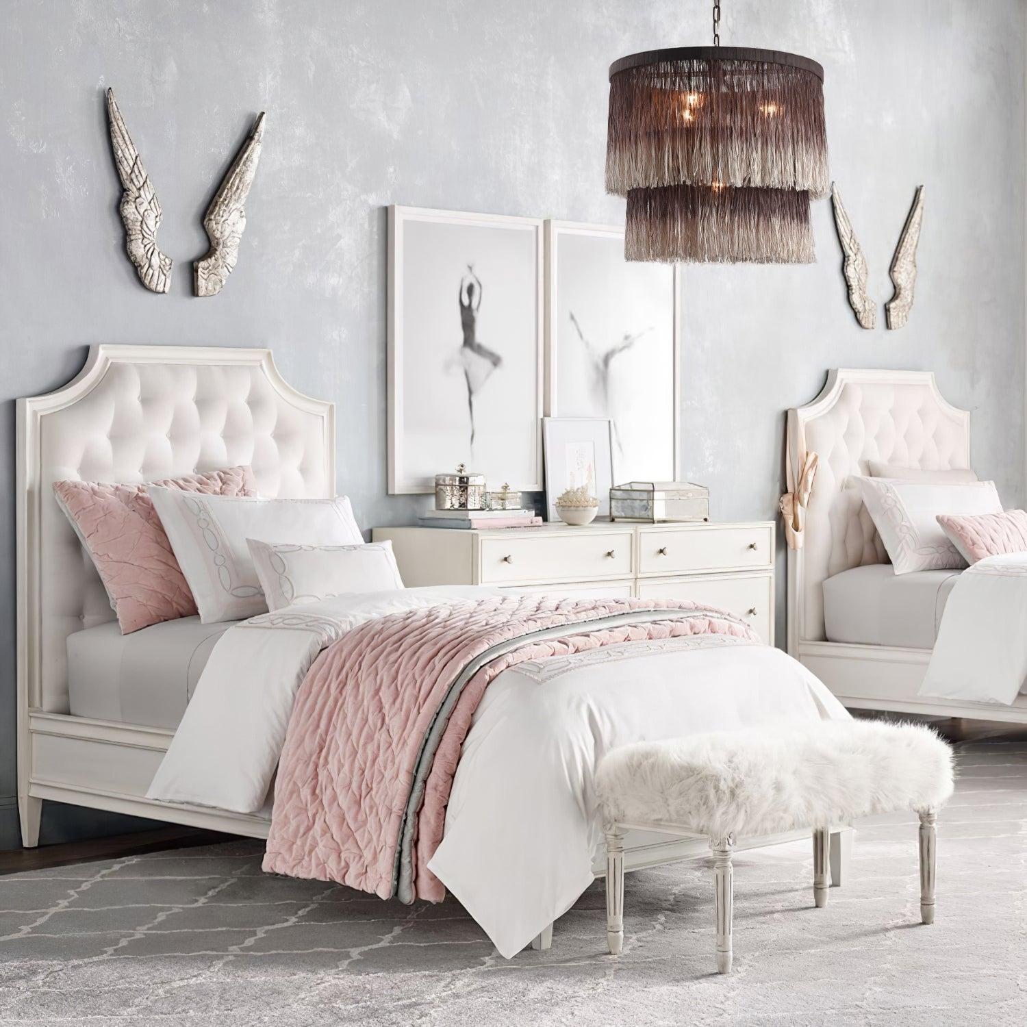 Tassel Chandelier ∅ 17.7″-Sylvia Space