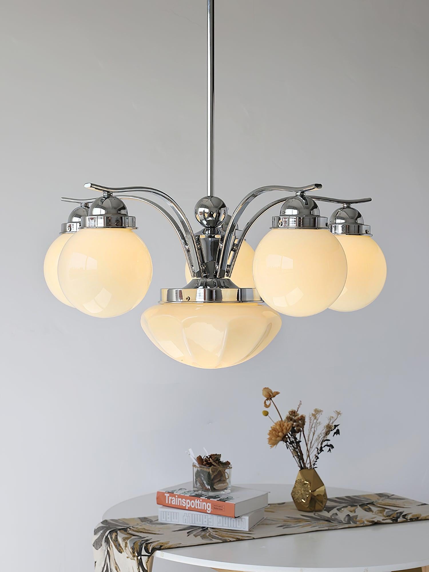 Ryttenberg Chandelier with 4/6 heads-Sylvia Space