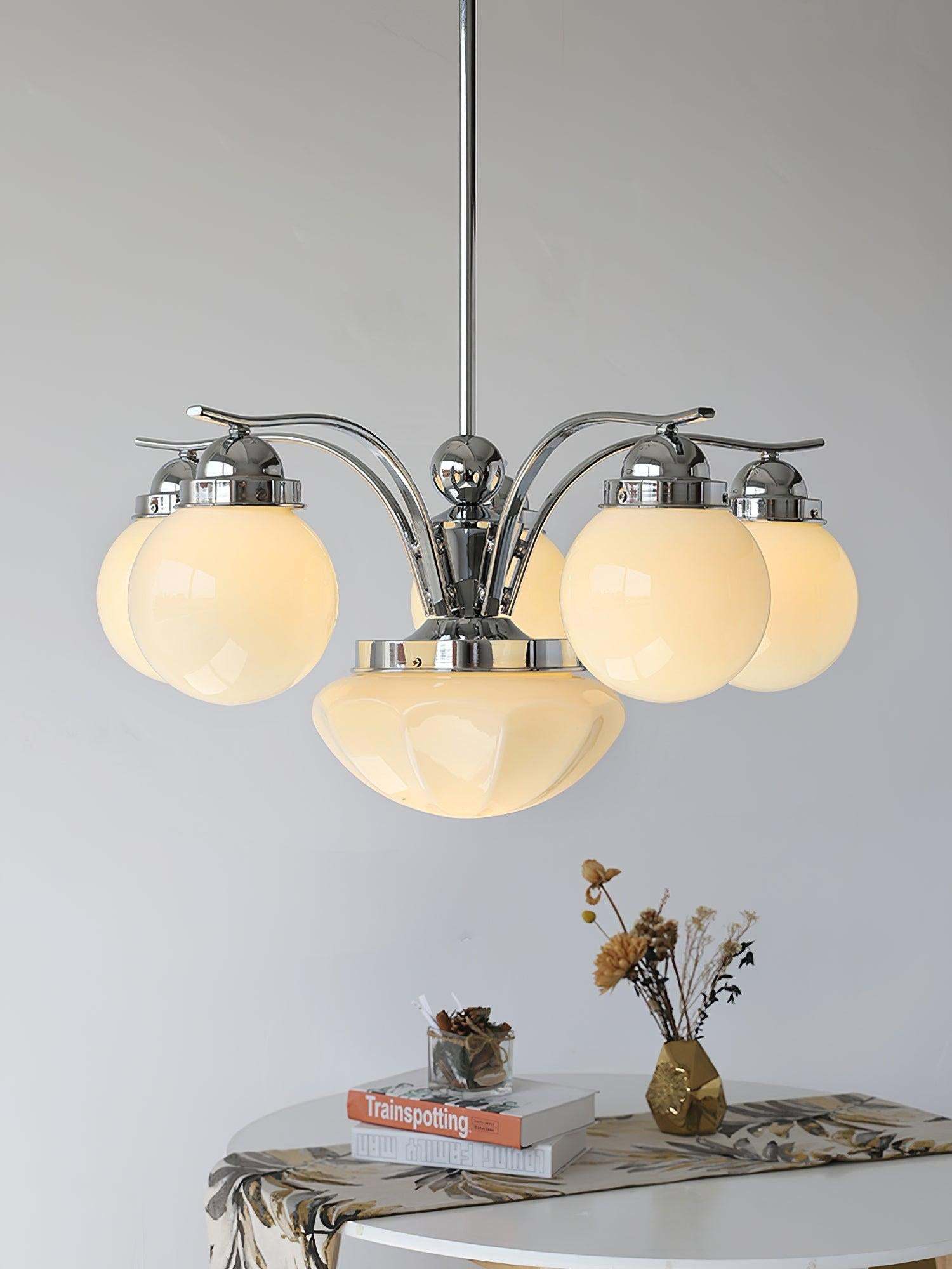 Ryttenberg Chandelier with 4/6 heads-Sylvia Space